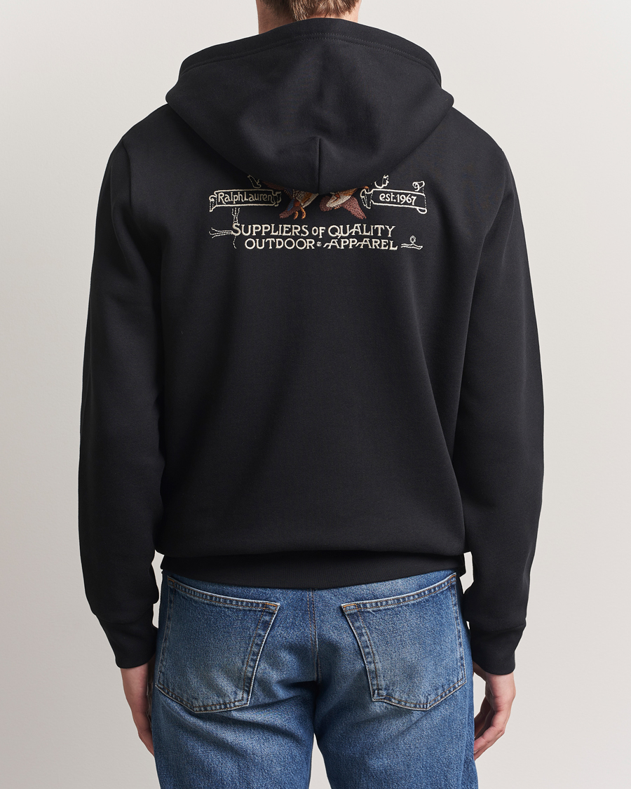 Herren | Pullover | Polo Ralph Lauren | Back Print Full-zip Polo Black