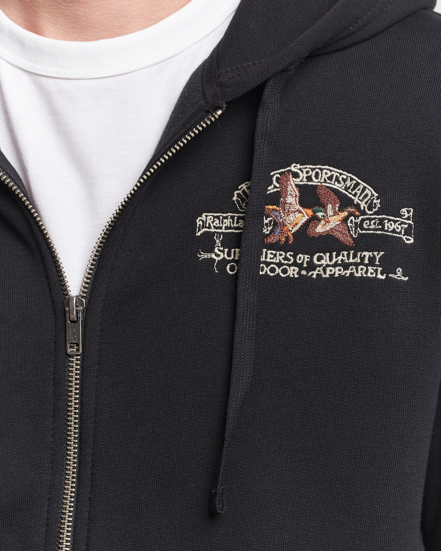 Herren | Pullover | Polo Ralph Lauren | Back Print Full-zip Polo Black