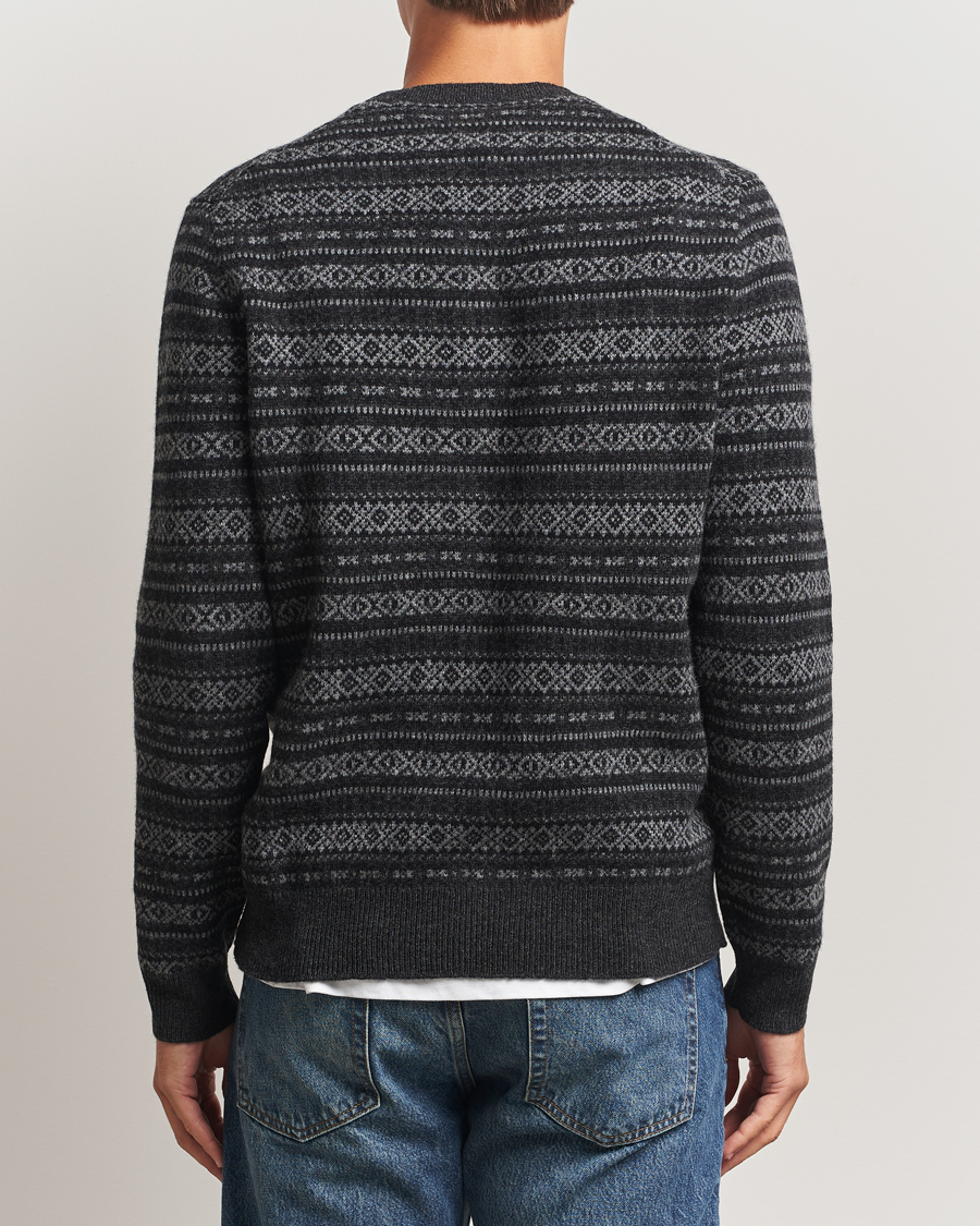 Herren | Pullover | Polo Ralph Lauren | Fairisle Wool Sweater Charcoal Combo