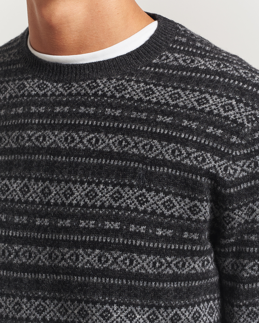 Herren | Pullover | Polo Ralph Lauren | Fairisle Wool Sweater Charcoal Combo