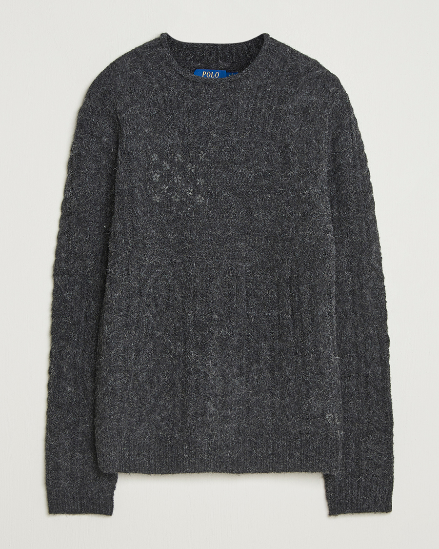 Herren | Pullover | Polo Ralph Lauren | Wool Blend Sweater Dark Granite Heather