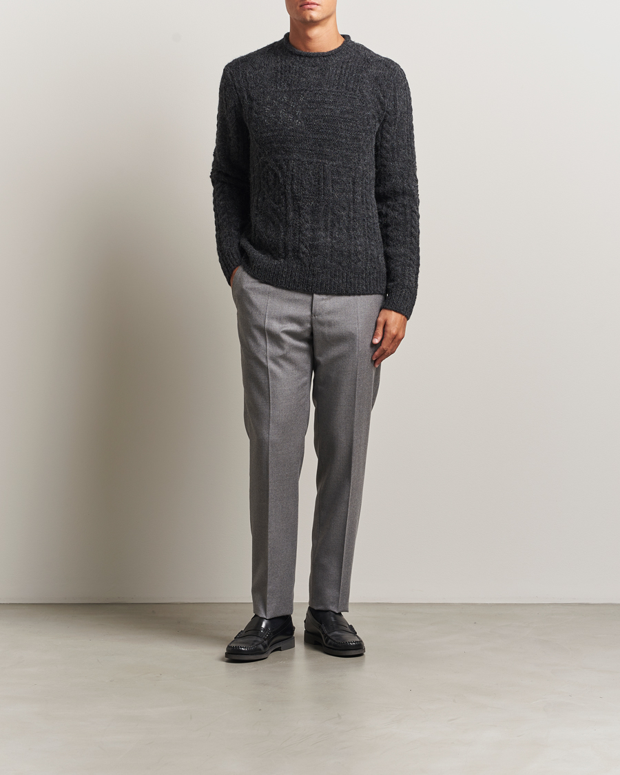 Herren | Pullover | Polo Ralph Lauren | Wool Blend Sweater Dark Granite Heather