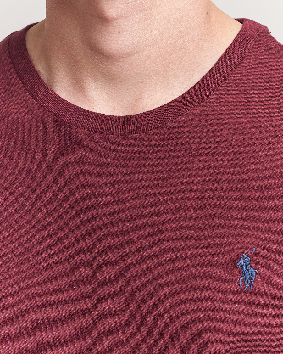 Herren | T-Shirts | Polo Ralph Lauren | Crew Neck T-Shirt Spring Wine Heather