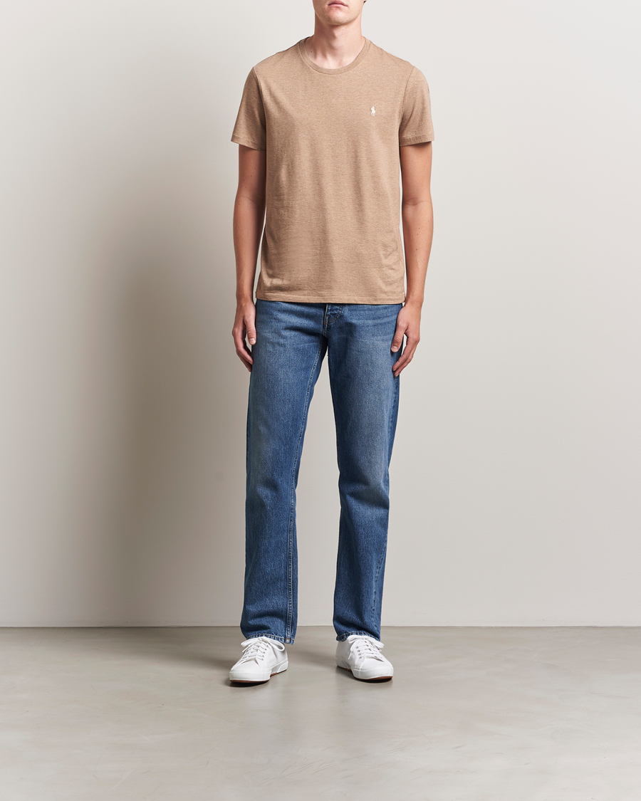 Herren | T-Shirts | Polo Ralph Lauren | Crew Neck T-Shirt Grey Cloud Heather