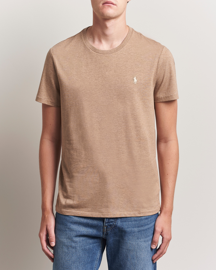 Herren | T-Shirts | Polo Ralph Lauren | Crew Neck T-Shirt Grey Cloud Heather