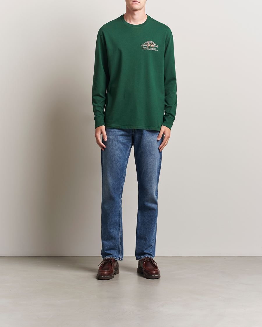 Herren | T-Shirts | Polo Ralph Lauren | Classic Fit Long Sleeve Jersey T-Shirt Vintage Pine
