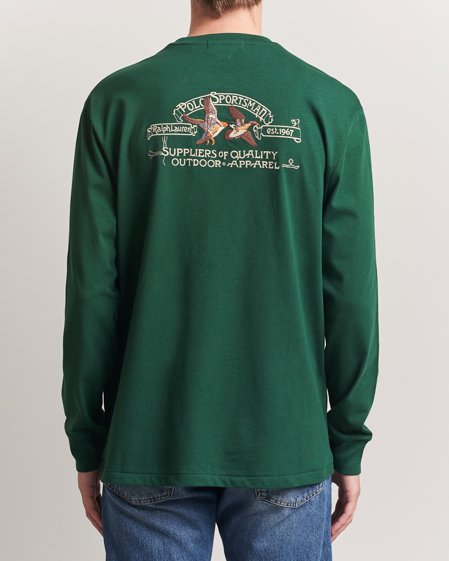 Herren | T-Shirts | Polo Ralph Lauren | Classic Fit Long Sleeve Jersey T-Shirt Vintage Pine