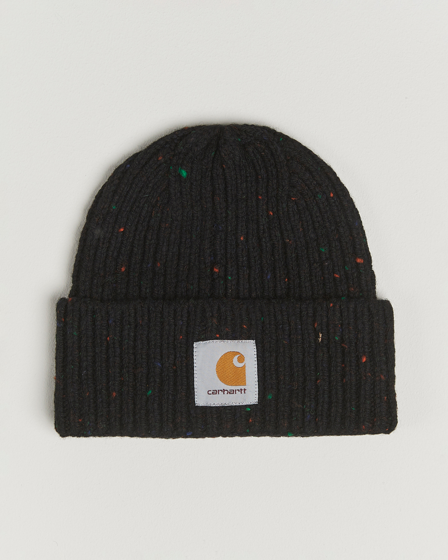 Herren | Mützen | Carhartt WIP | Anglistic Wool/Cotton Beanie Black