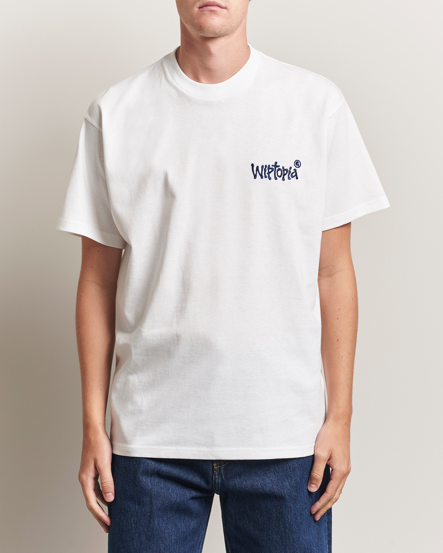 Herren | T-Shirts | Carhartt WIP | Wiptopia Script T-Shirt White