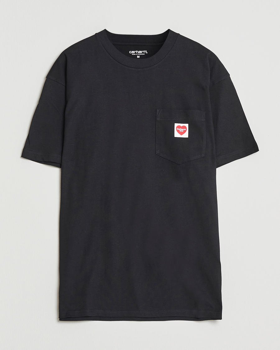 Herren | T-Shirts | Carhartt WIP | Pocket Heart T-Shirt Black