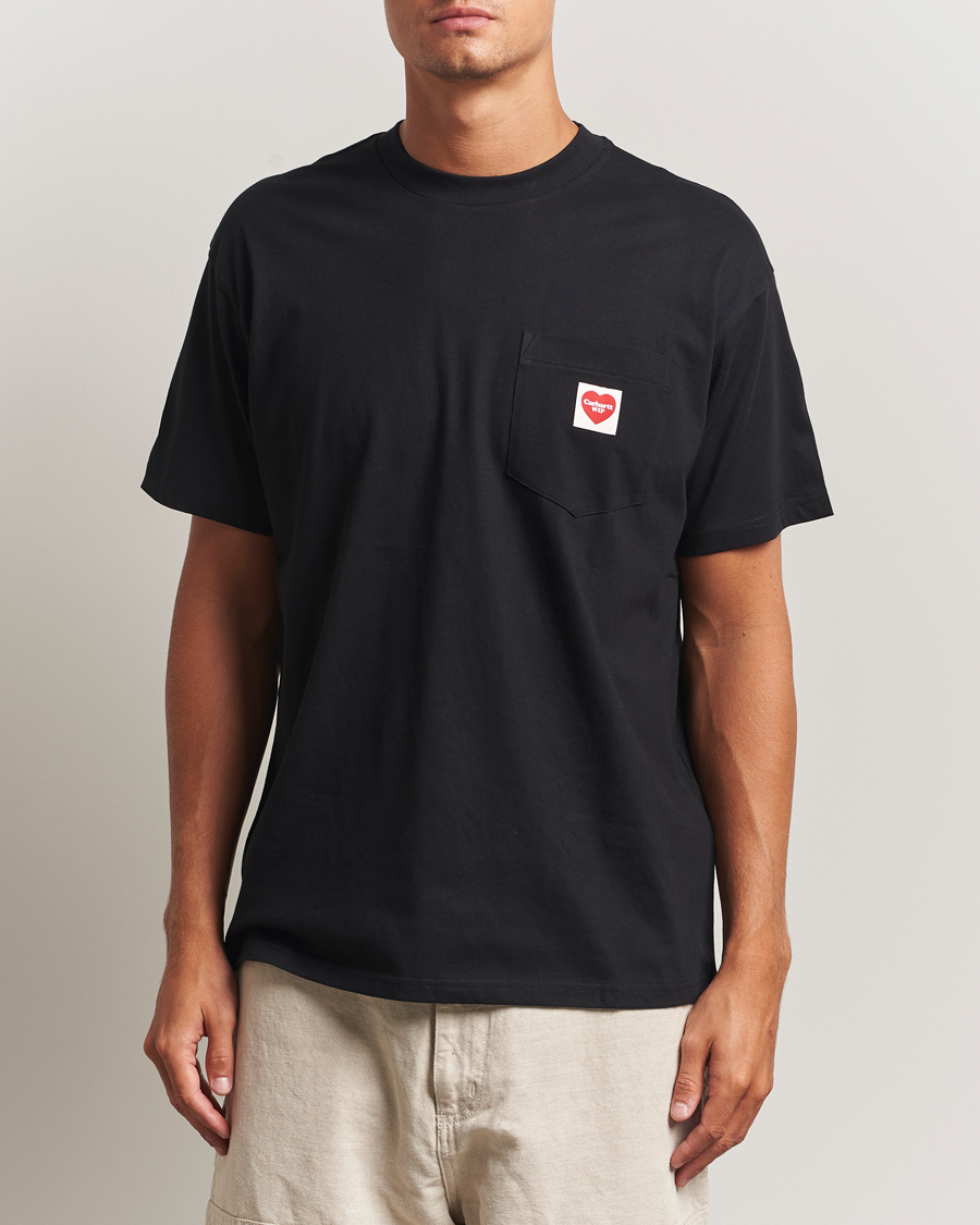 Herren | T-Shirts | Carhartt WIP | Pocket Heart T-Shirt Black