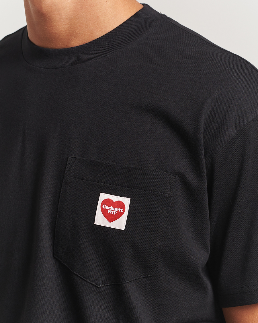 Herren | T-Shirts | Carhartt WIP | Pocket Heart T-Shirt Black