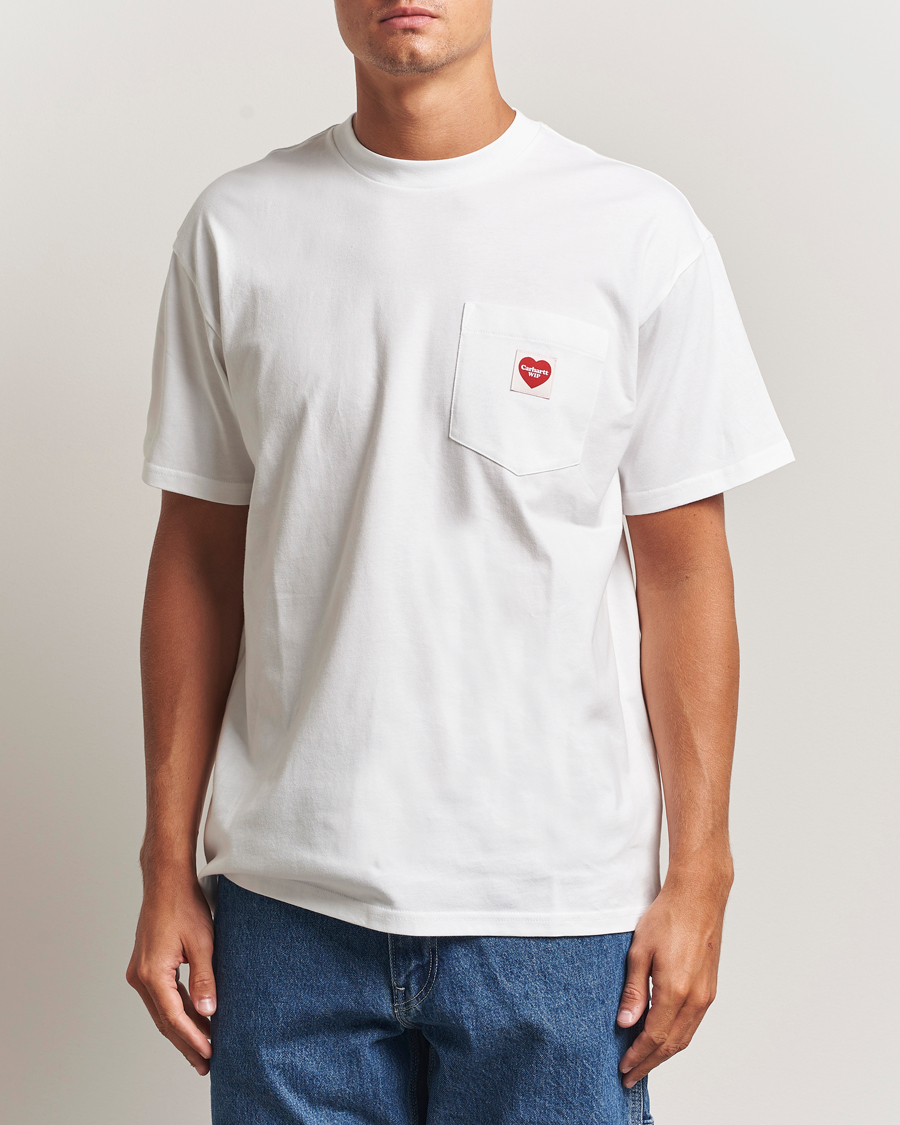 Herren | T-Shirts | Carhartt WIP | Pocket Heart T-Shirt White