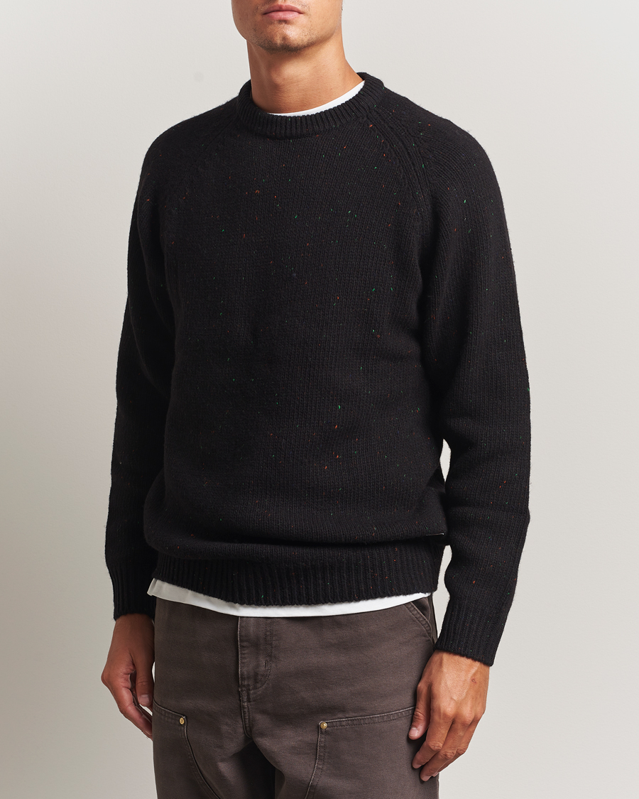 Herren | Pullover | Carhartt WIP | Anglistic Wool/Cotton Sweater Black