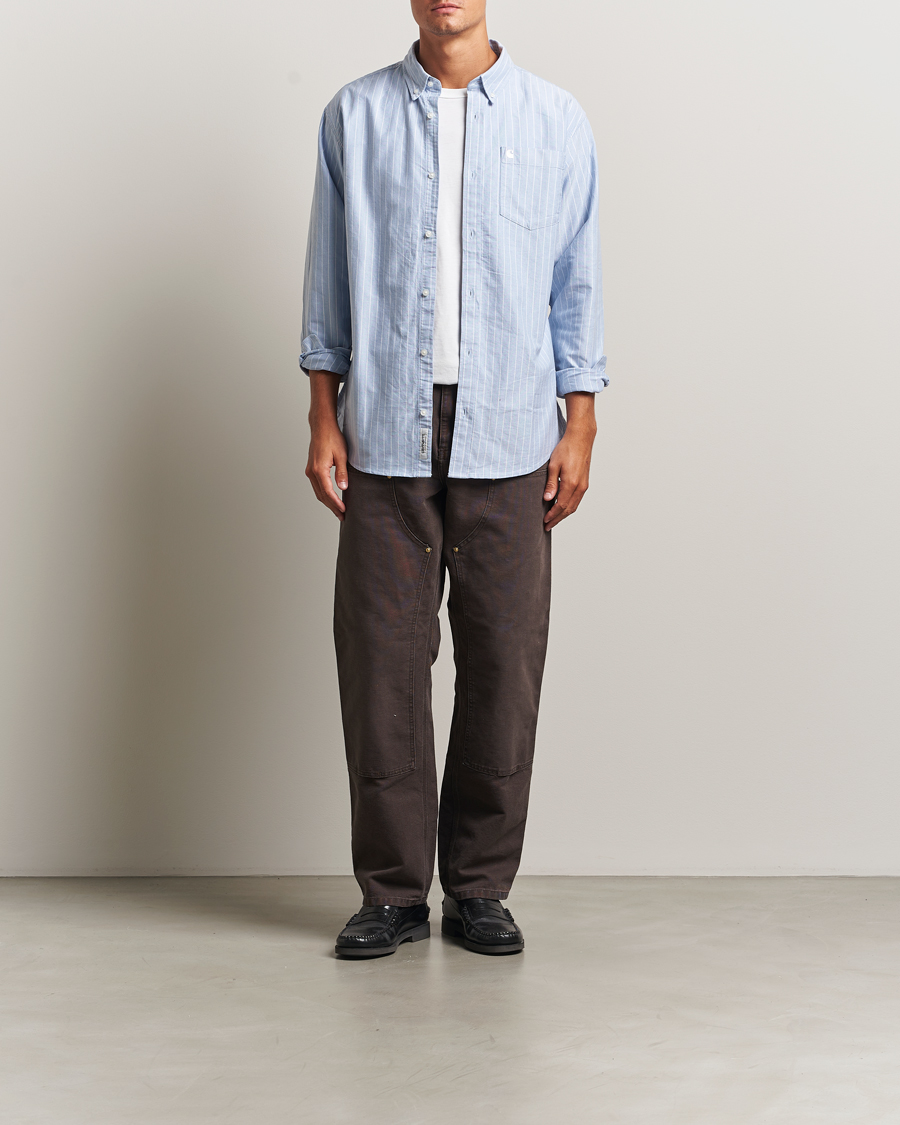 Herren | Hemden | Carhartt WIP | Cassel Striped Oxford Blue