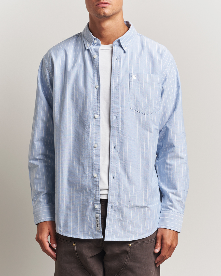 Herren | Hemden | Carhartt WIP | Cassel Striped Oxford Blue