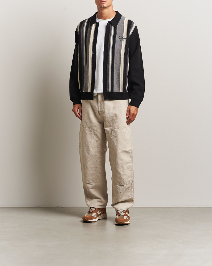 Herren | Pullover | Carhartt WIP | Bainter Striped Cardigan Black