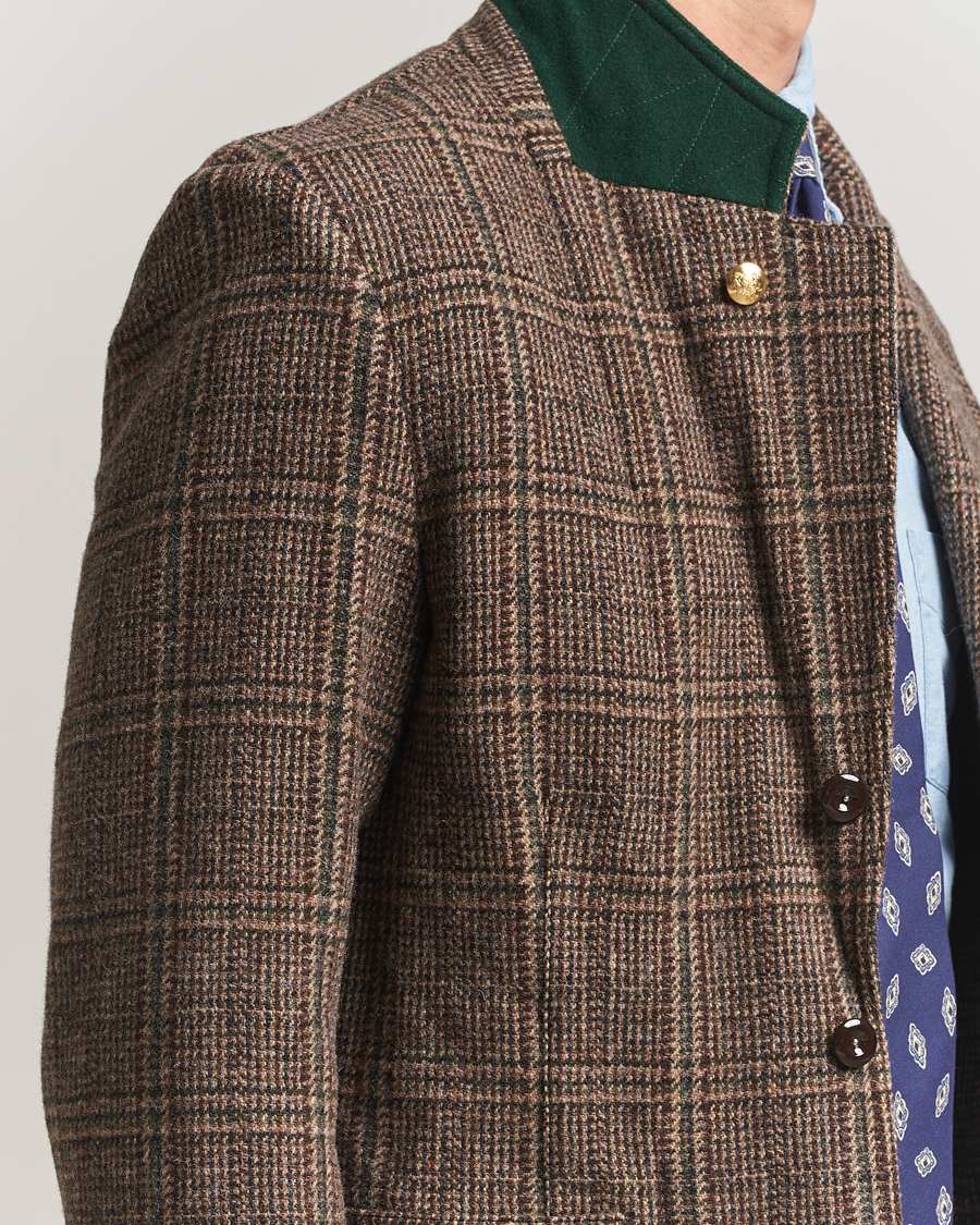 Herren | Sakkos | Drake's | MKVII Harris Tweed Blazer Brown