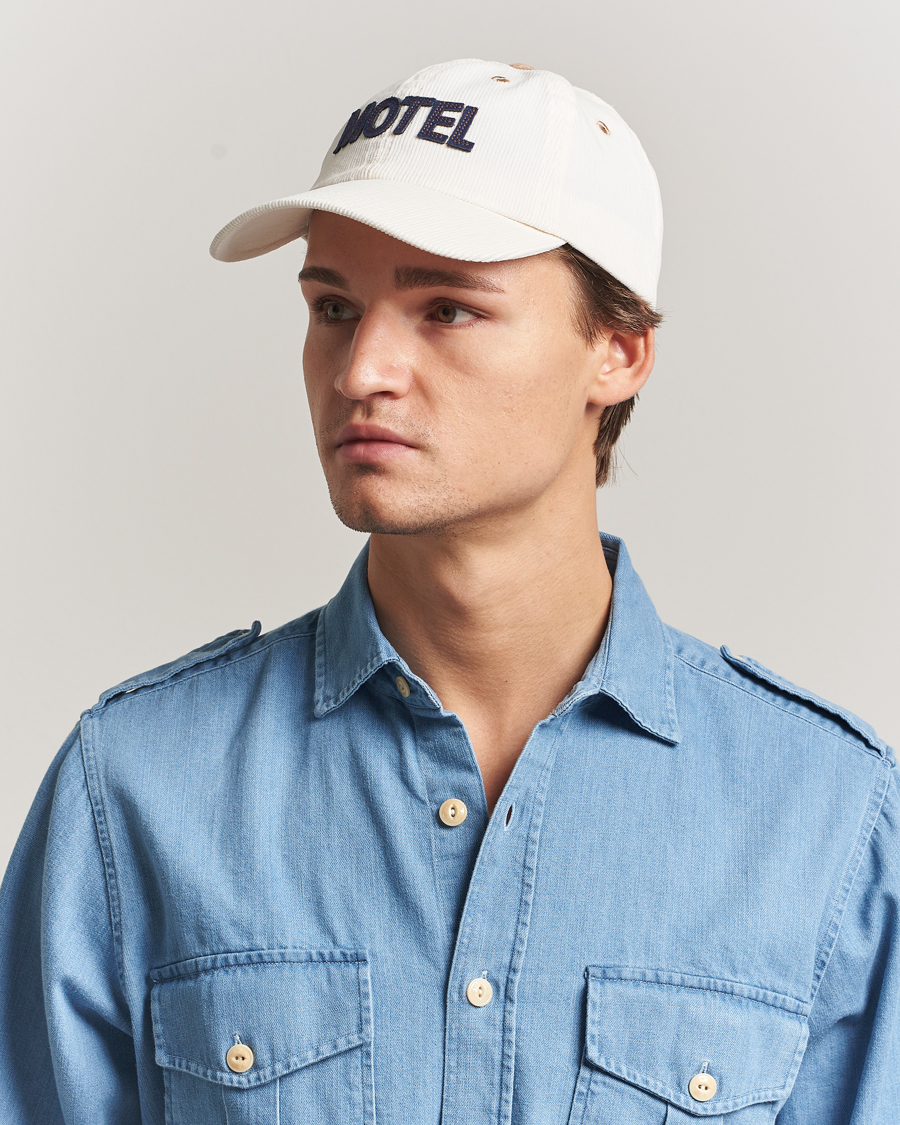 Herren | Hüte & Mützen | Drake's | Motel Felt Baseball Cap Ecru