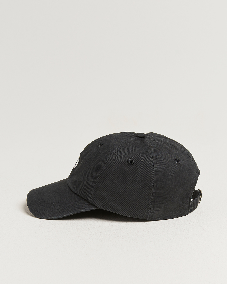 Herren | Hüte & Mützen | Drake's | Horseshoe Chainstitch Cap Black