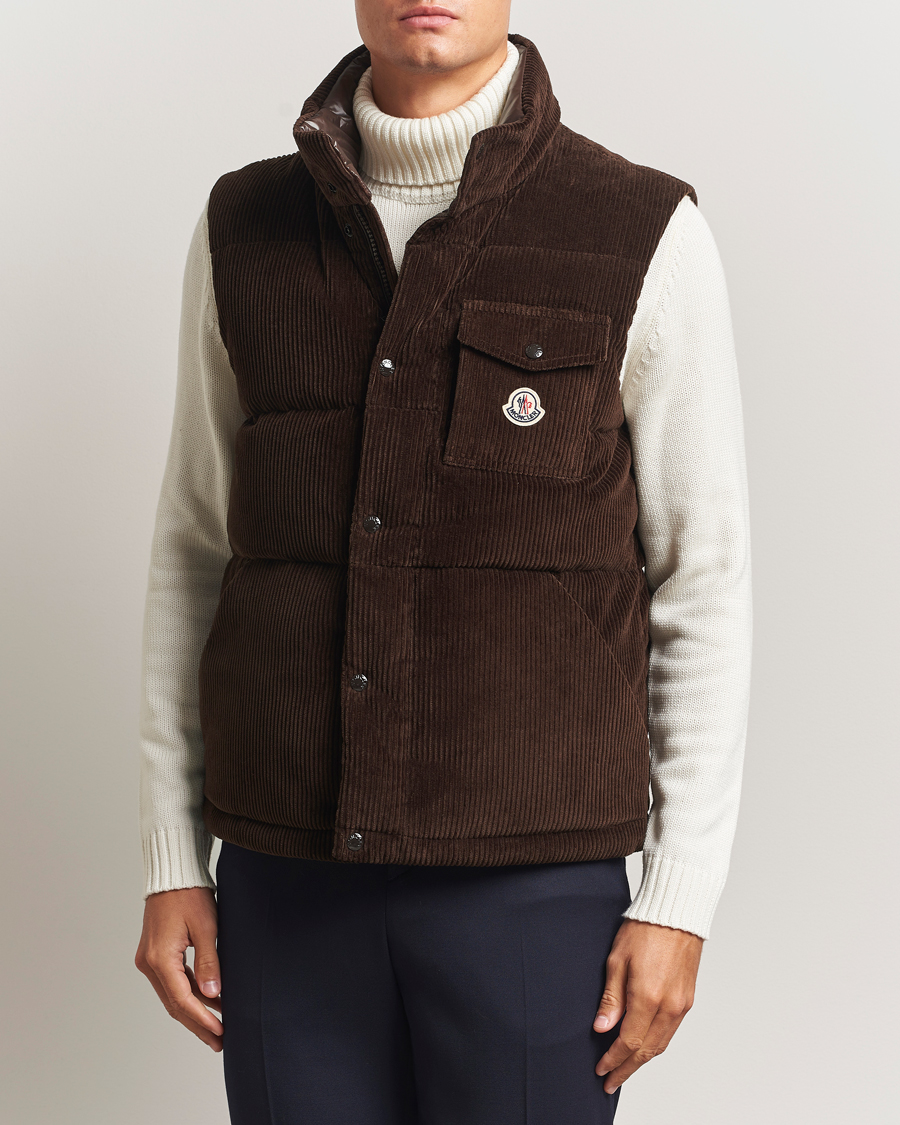 Herren | Westen | Moncler | Agen Corduroy Vest Brown