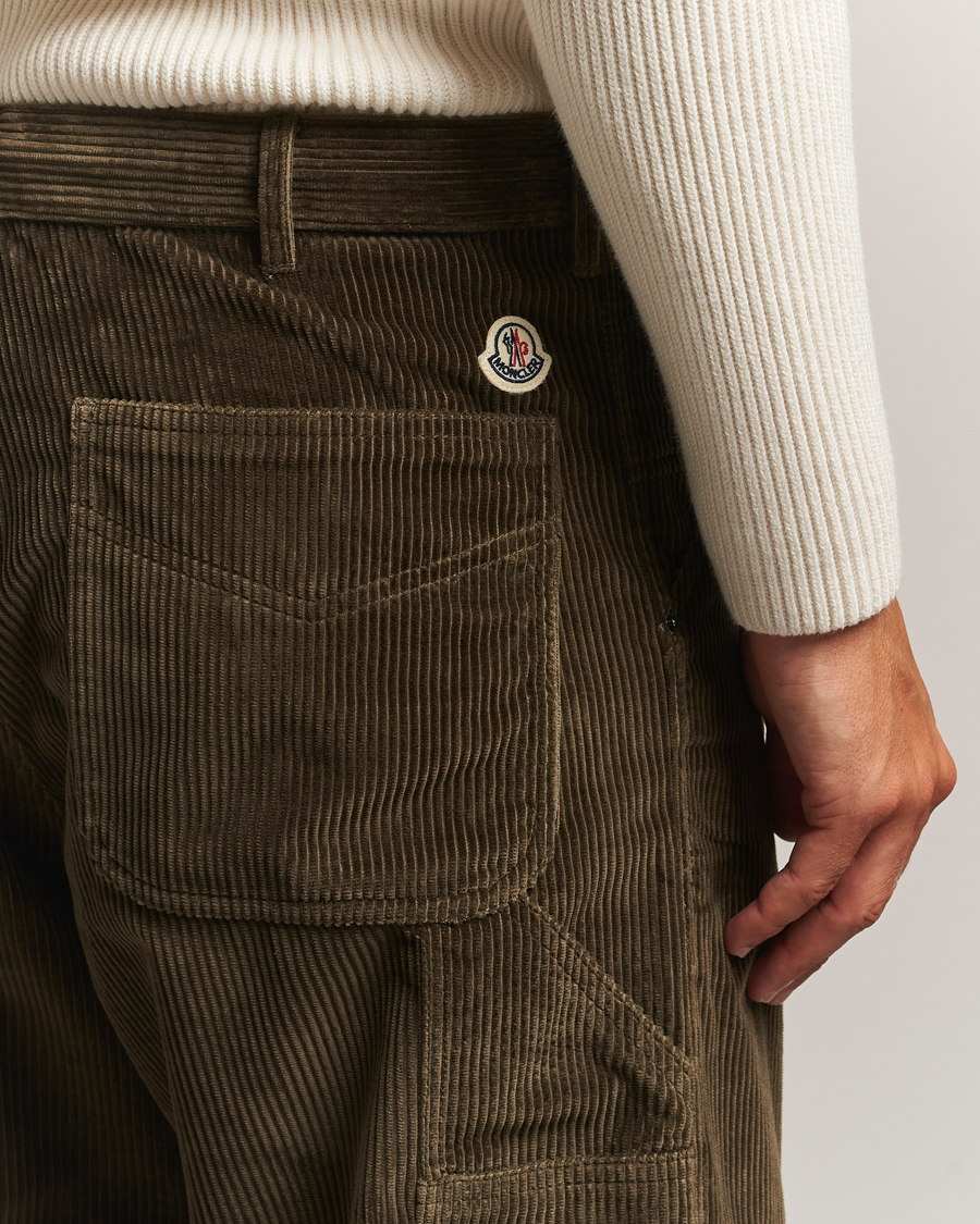 Herren | Hosen | Moncler | Corduroy Drawstring Trousers Military
