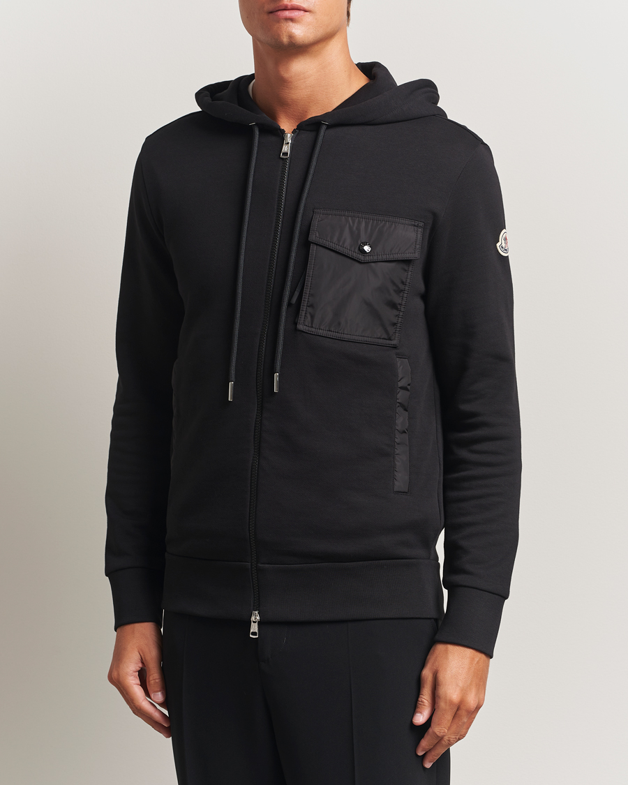 Herren | Pullover | Moncler | Full Zip Hoodie Black