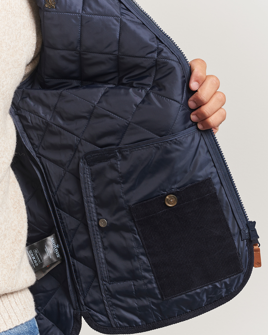 Herren | Jacken | Morris | Teddy Quilted Jacket Old Blue