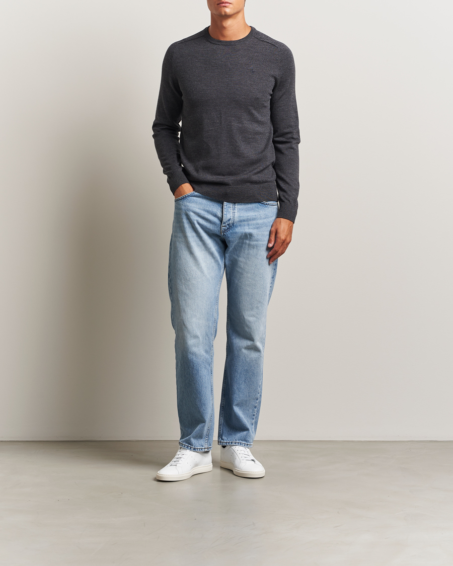 Herren | Pullover | Morris | Merino O-Neck Grey