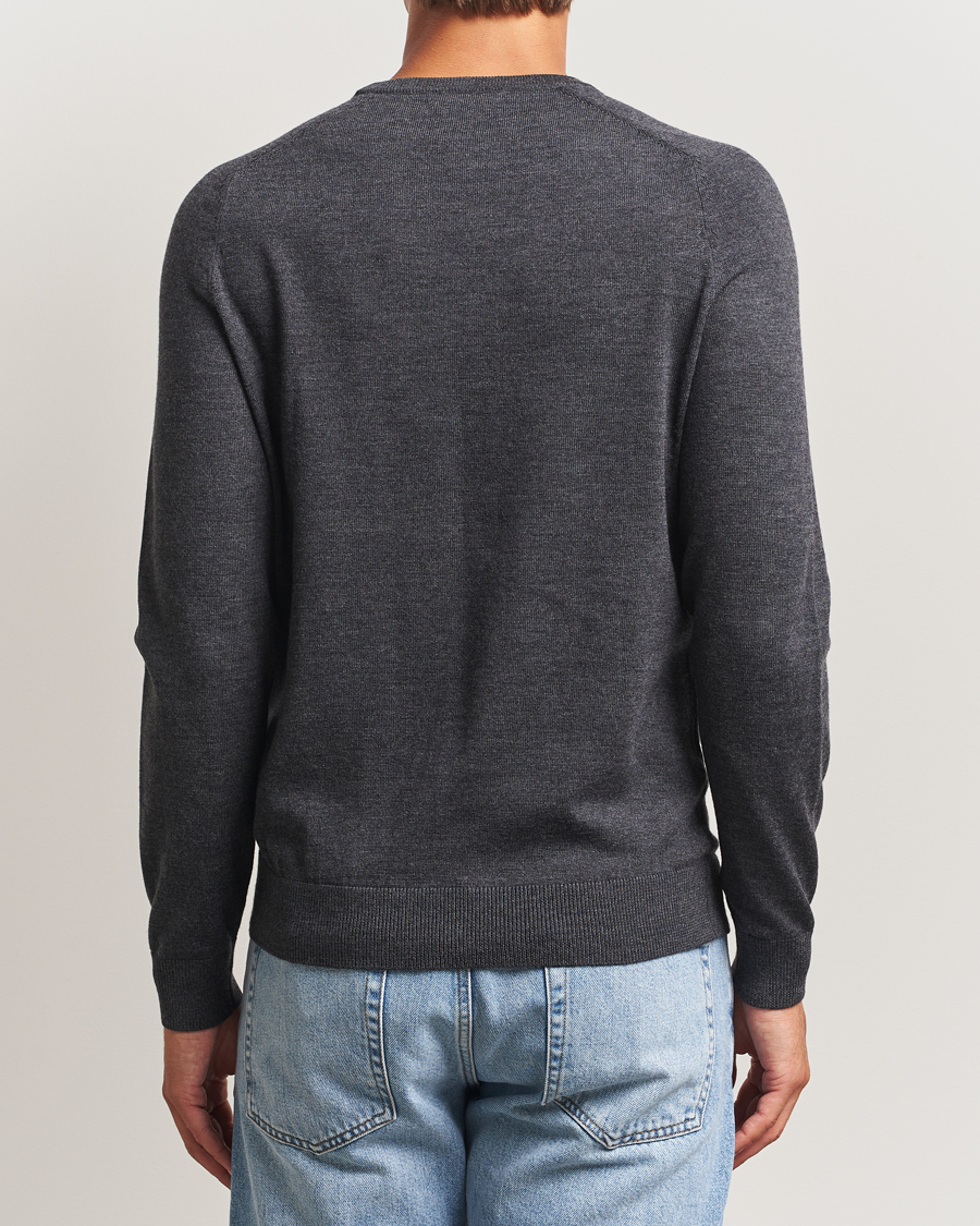 Herren | Pullover | Morris | Merino O-Neck Grey