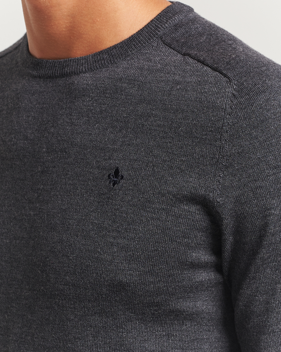 Herren | Pullover | Morris | Merino O-Neck Grey