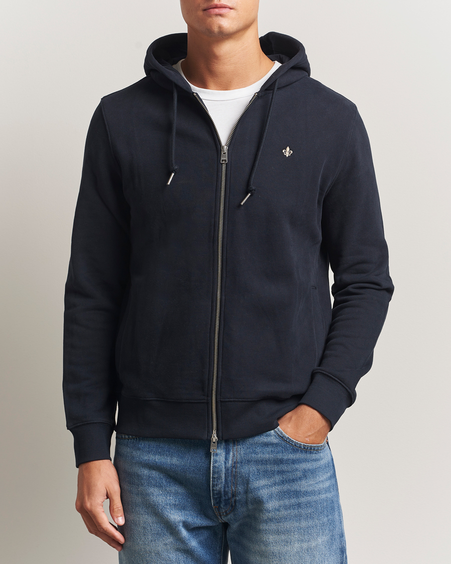 Herren | Pullover | Morris | Brandon Lily Full Zip Hoodie Old Blue