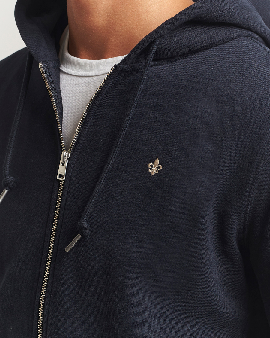 Herren | Pullover | Morris | Brandon Lily Full Zip Hoodie Old Blue