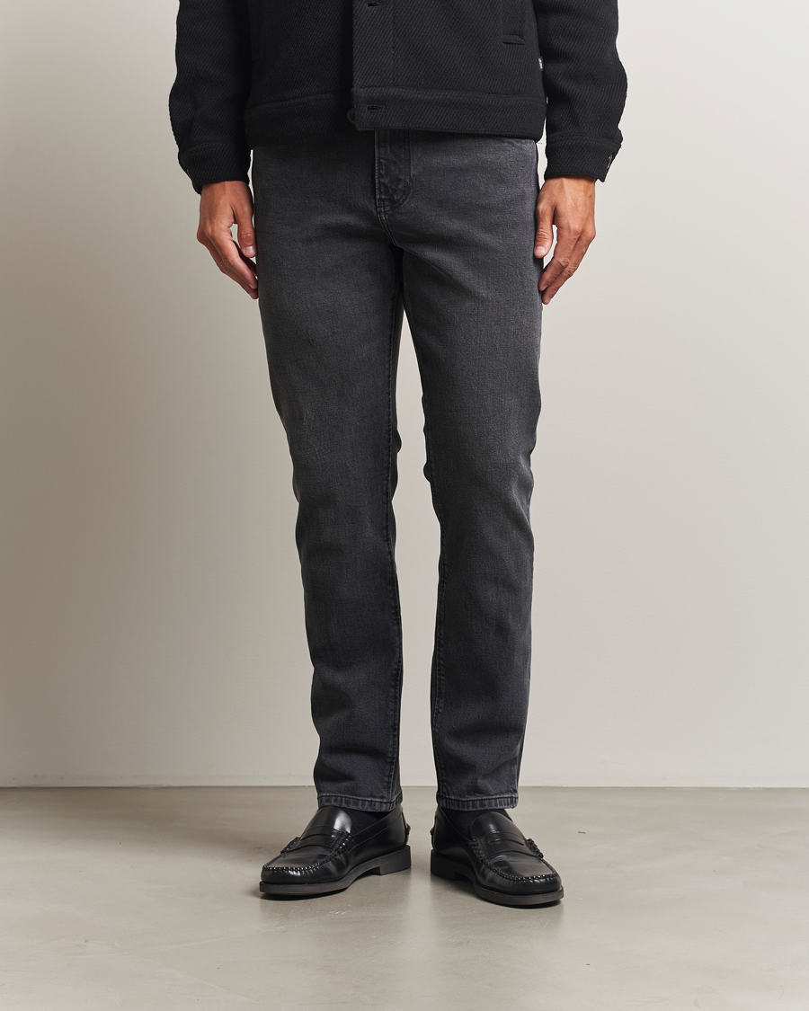 Herren | Jeans | Jeanerica | TM005 Tapered Jeans Black Overdye