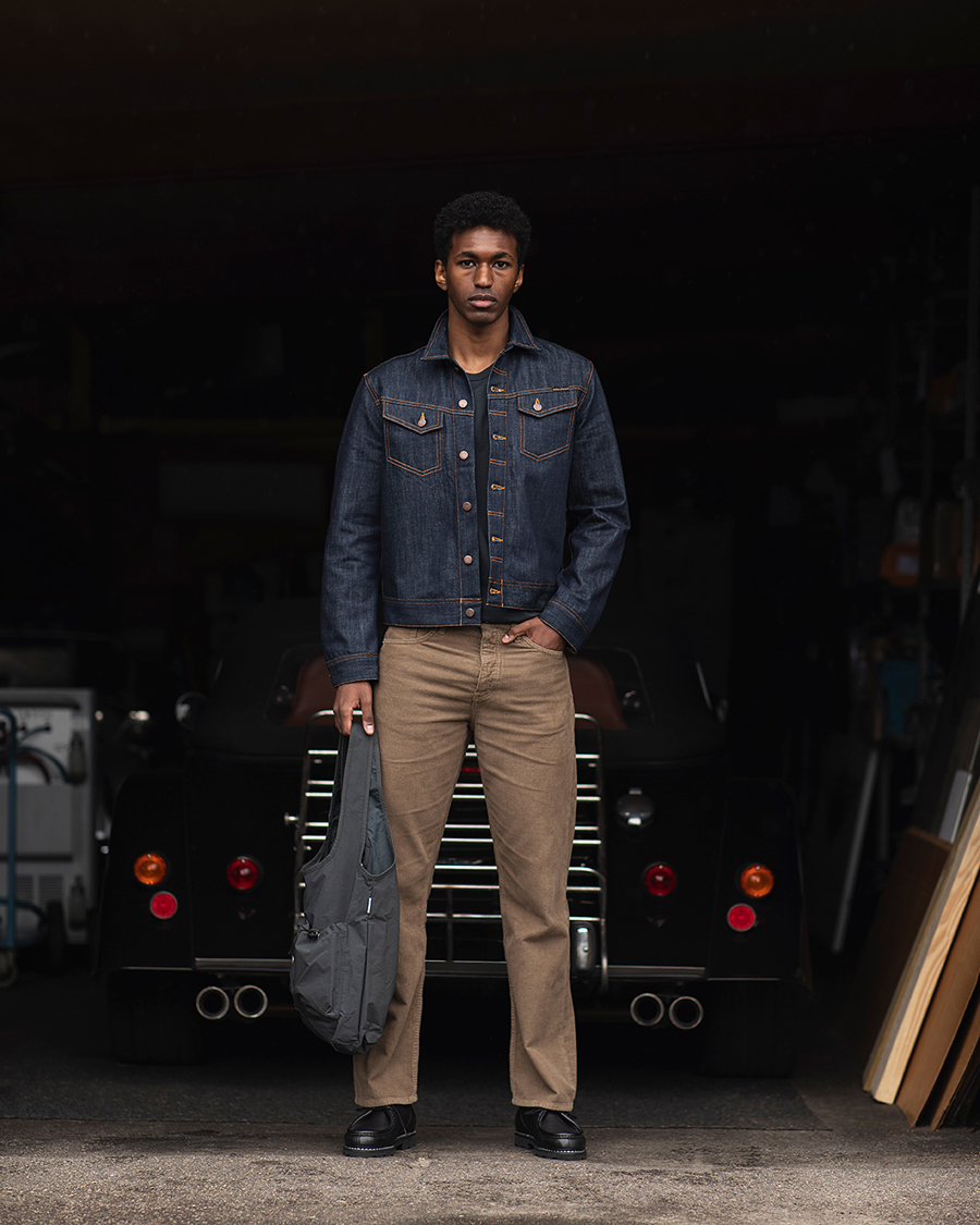 Herren | T-Shirts | Jeanerica | Delon Crew Neck T-Shirt Blue Grey