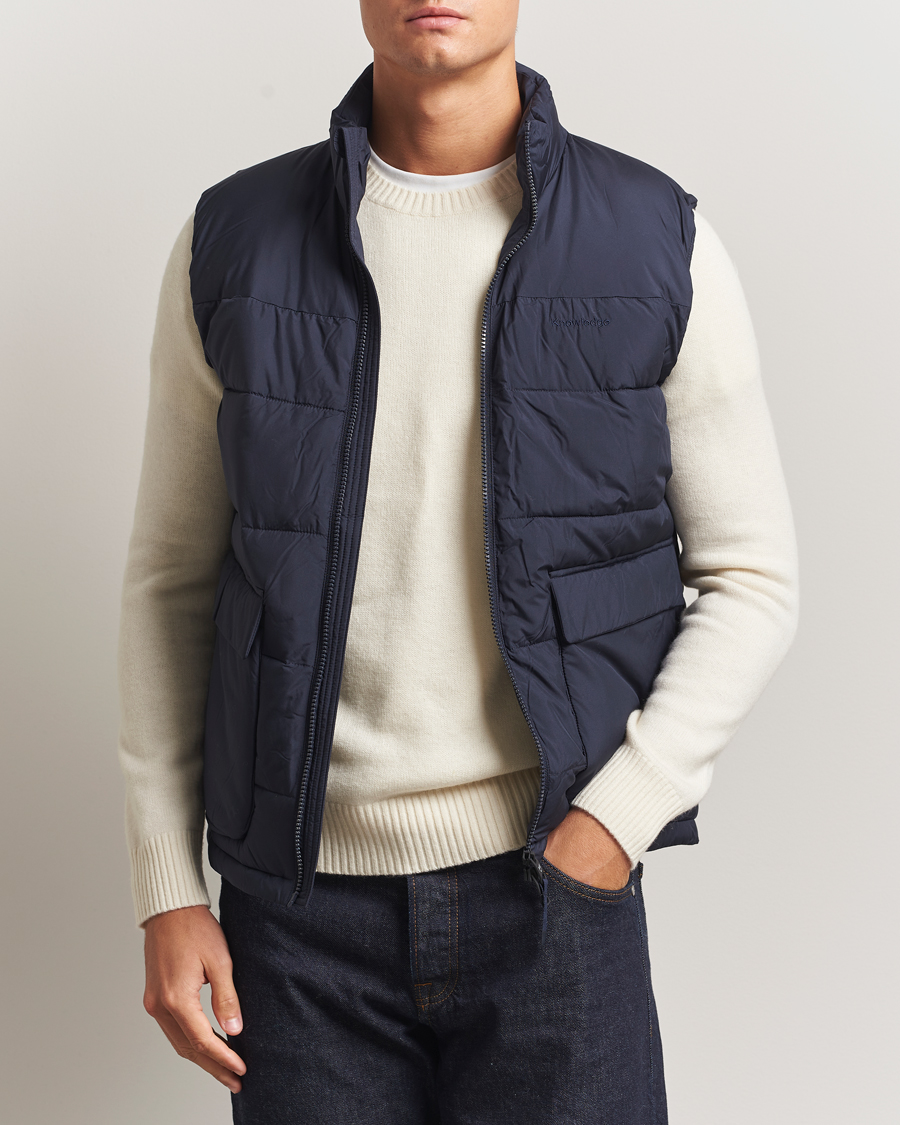 Herren | Westen | KnowledgeCotton Apparel | Puffer Vest Night Sky