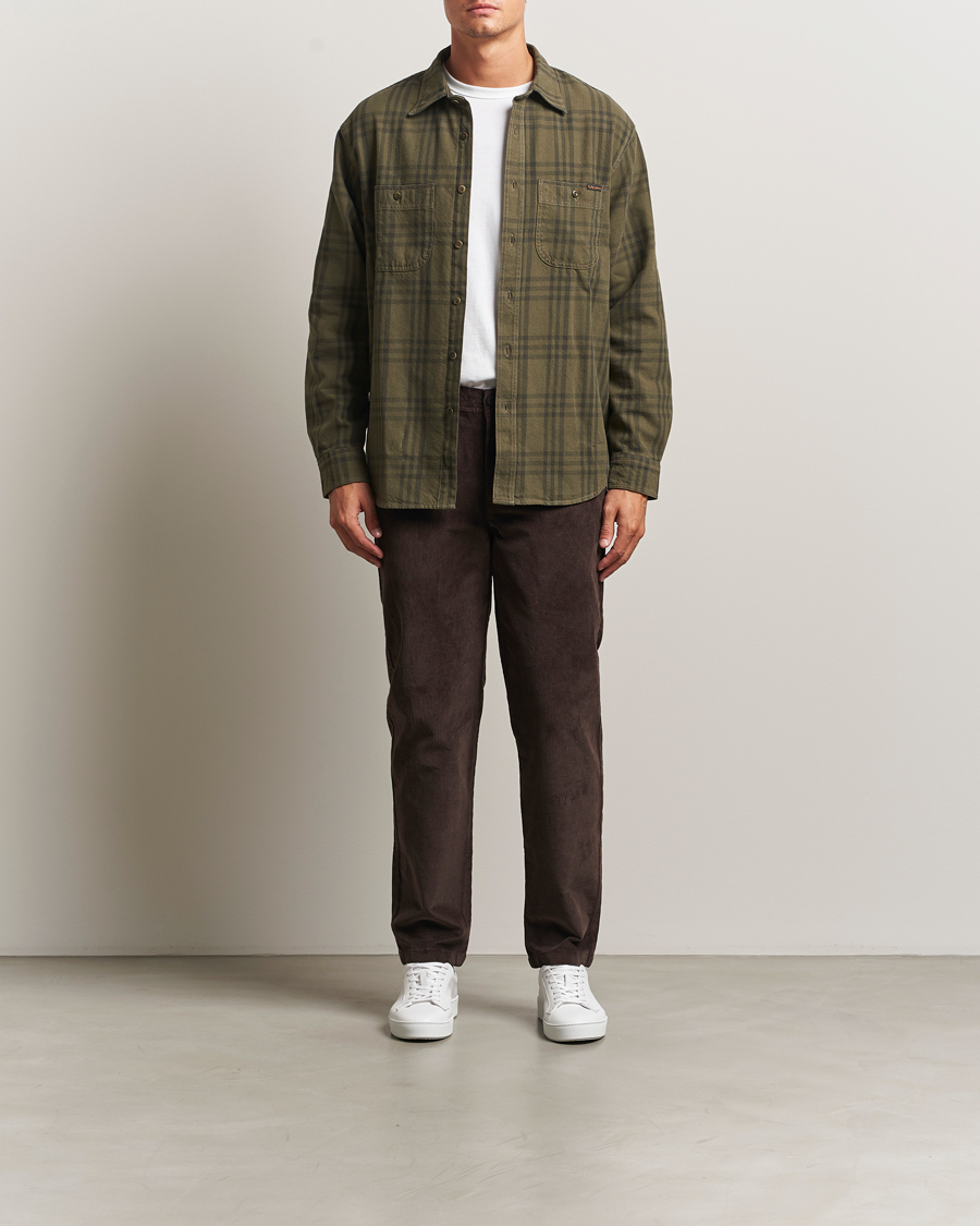 Herren | Hosen | KnowledgeCotton Apparel | Chuck Regular Cord Trousers Chocolate