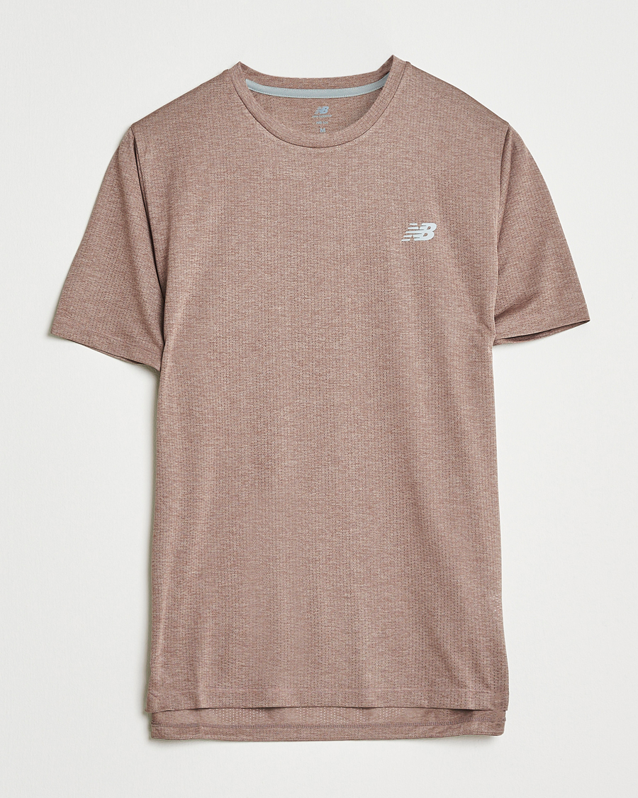 Herren | T-Shirts | New Balance Running | Athletics Short Sleeve T-Shirt Earth Shadow Heather