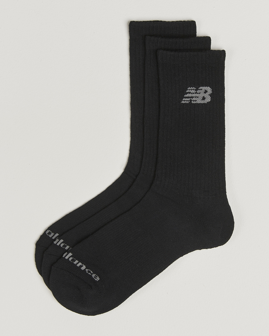 Herren | Unterwäsche | New Balance Running | 3-Pack Performance Cotton Socks Black