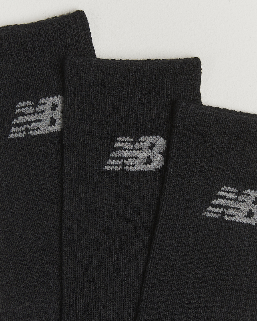 Herren | Unterwäsche | New Balance Running | 3-Pack Performance Cotton Socks Black