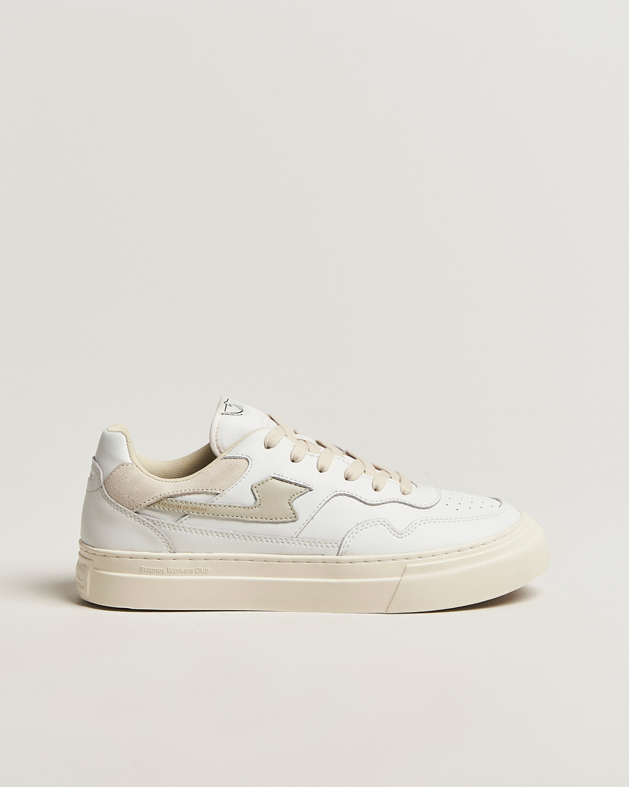Herren | Sneaker | Stepney Workers Club | Pearl S-Strike Leather Sneaker White Putty