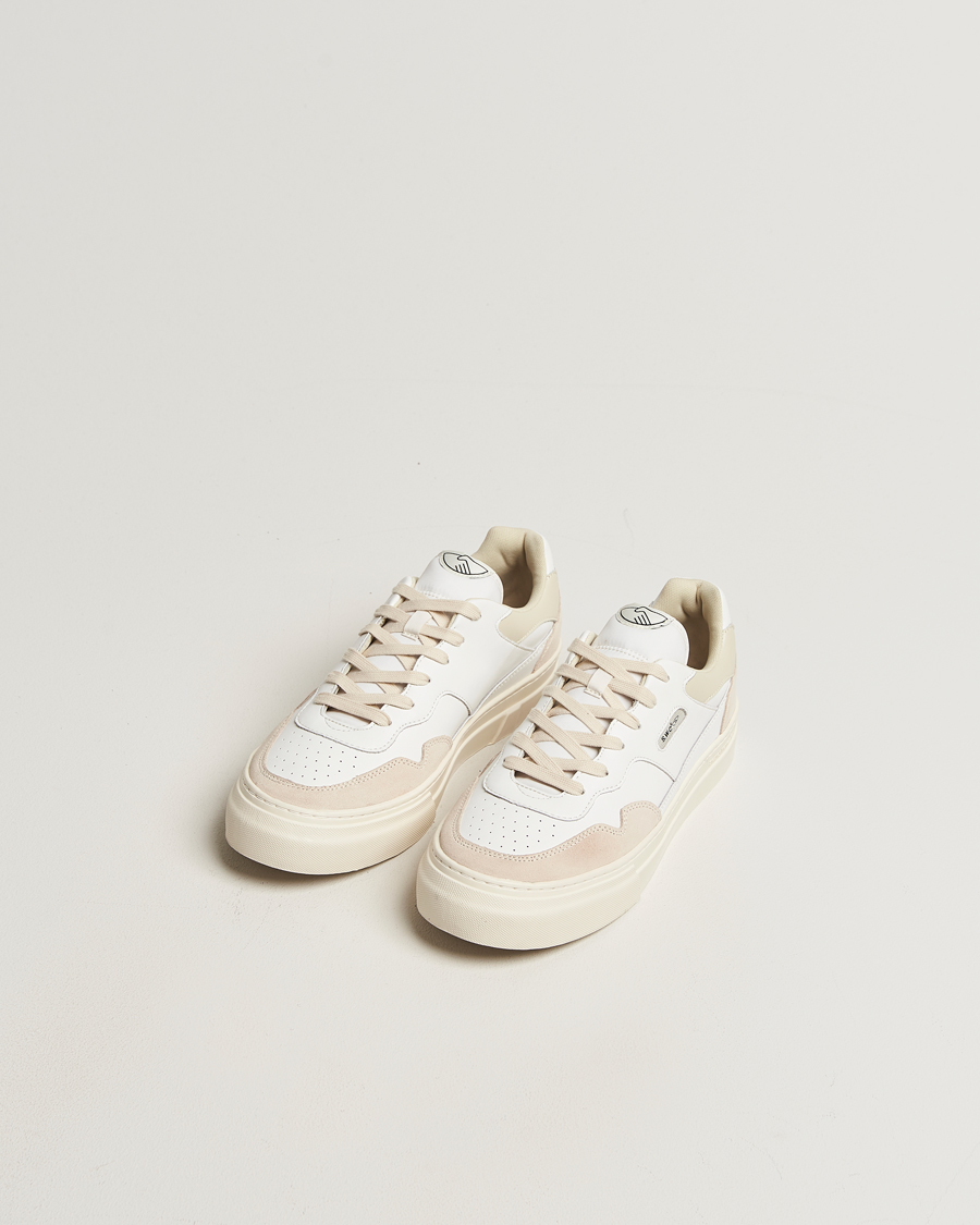 Herren | Sneaker | Stepney Workers Club | Pearl Leather/Suede Mix Sneaker Spring White