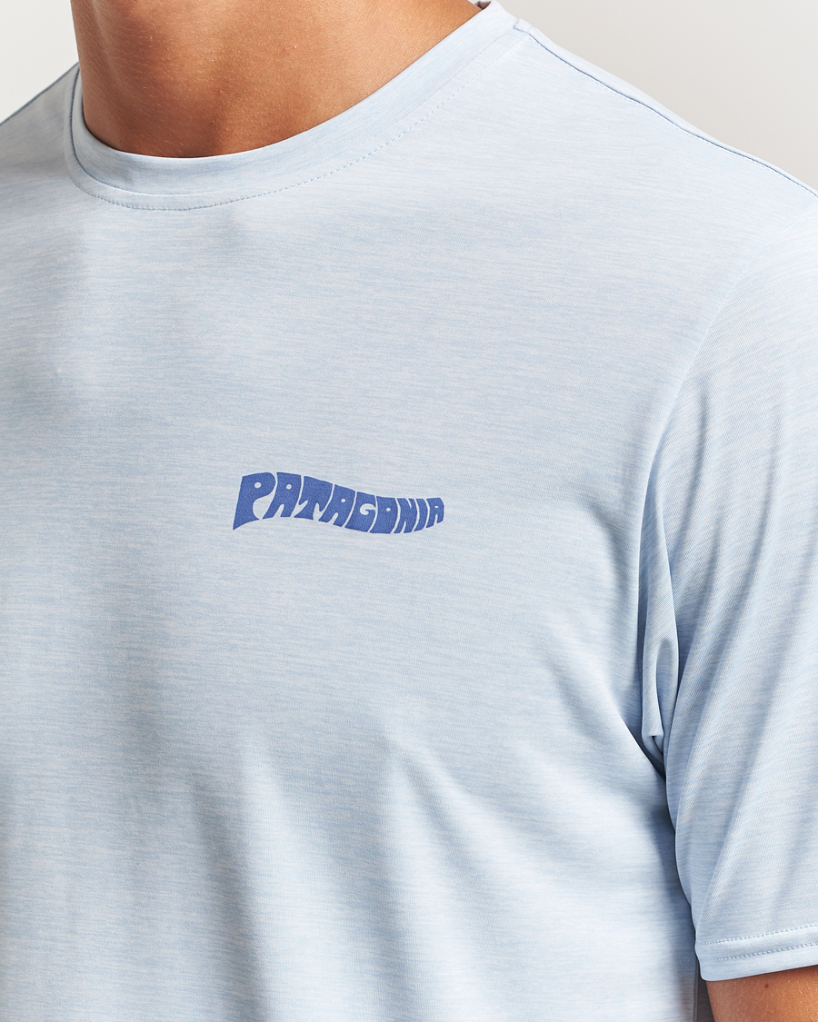 Herren | T-Shirts | Patagonia | Cap Cool Daily Graphic T-Shirt Fleck Blue