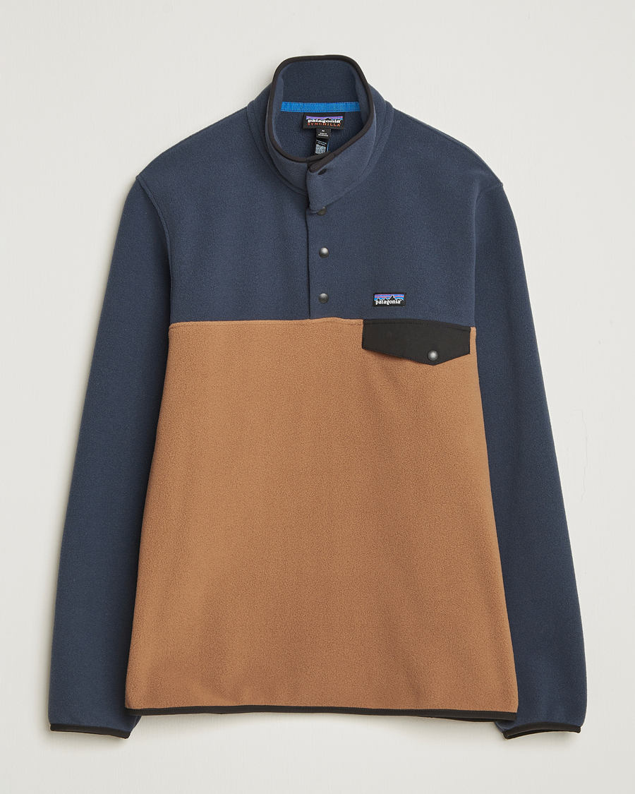 Herren | Pullover | Patagonia | Synch Snap T Half Zip Fleece Deer Brown