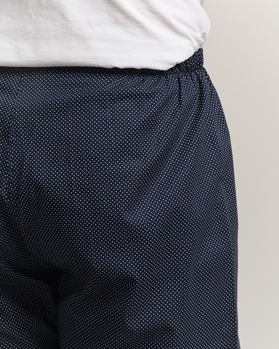 Herren | Schlafanzüge & Bademäntel | Derek Rose | Printed Cotton Pyjama Set Navy