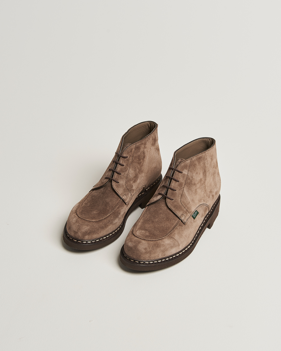 Herren | Boots | Paraboot | Chambord Mid Derby Brown Suede