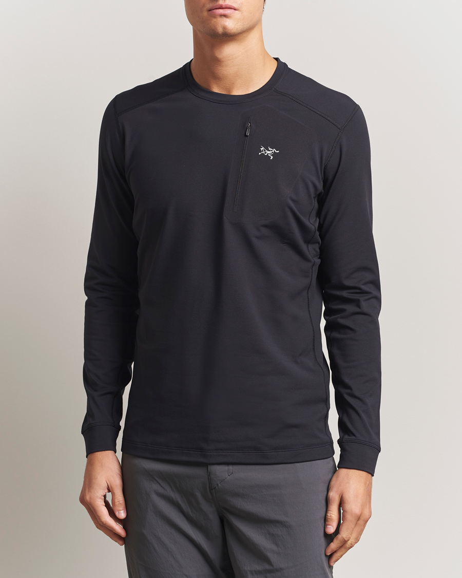 Herren | Pullover | Arc'teryx | Rho Baselayer Crew Neck Black