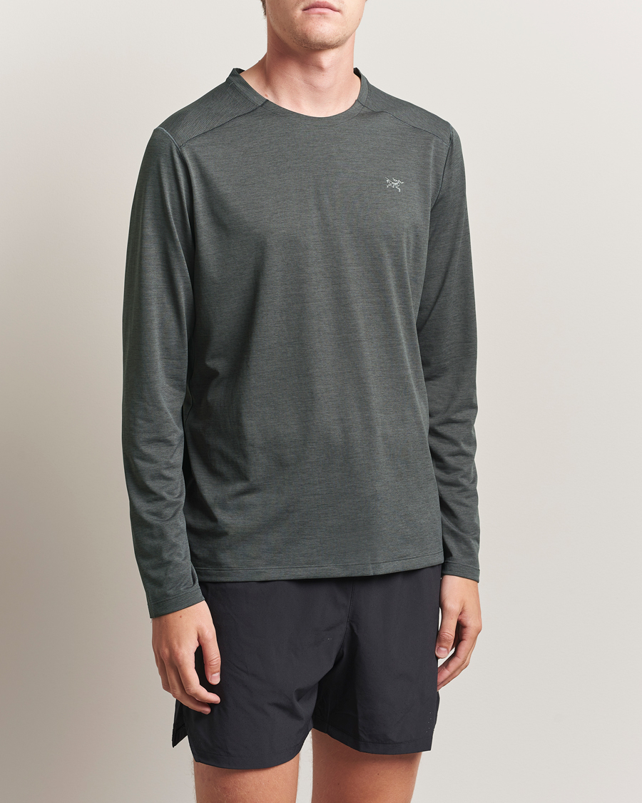 Herren | T-Shirts | Arc'teryx | Cormac Long Sleeve T-Shirt Black Heather