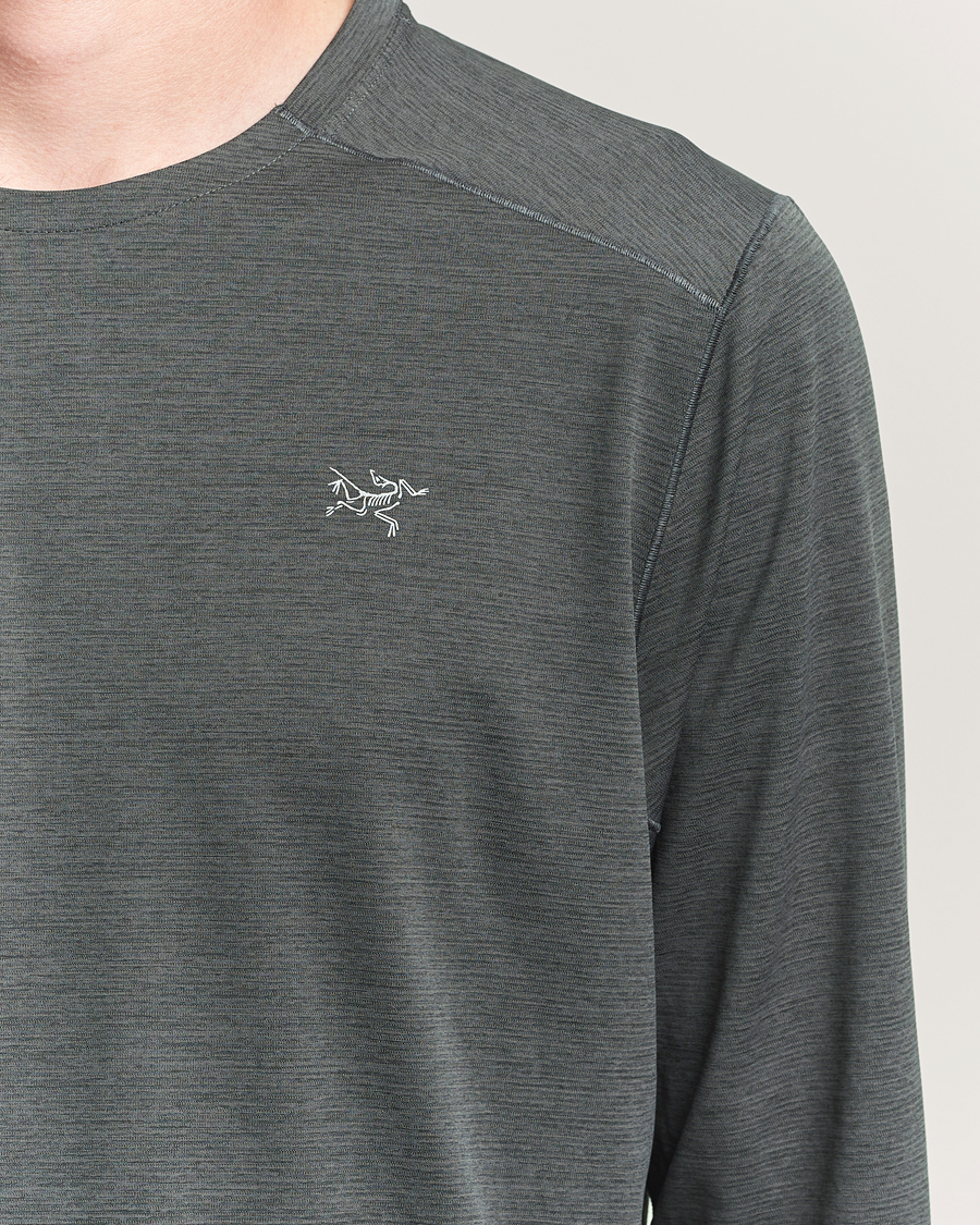 Herren | T-Shirts | Arc'teryx | Cormac Long Sleeve T-Shirt Black Heather