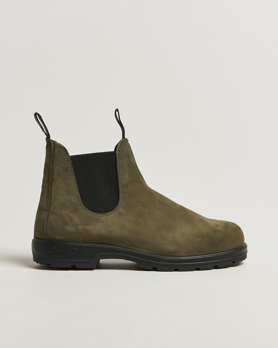 Herren | Boots | Blundstone | 2442 Classic Oiled Nubuck Chelsea Boot Forest